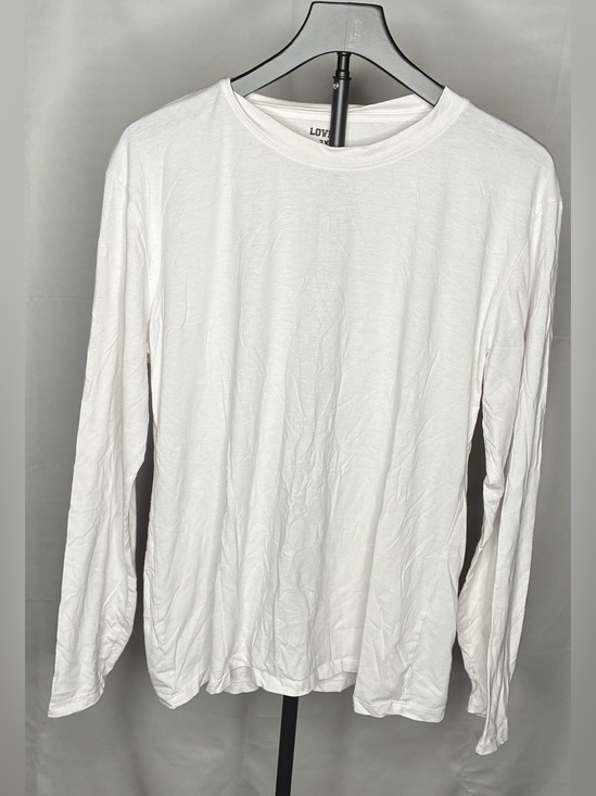 Tops - Classic White Long-Sleeve Crewneck Top - Women